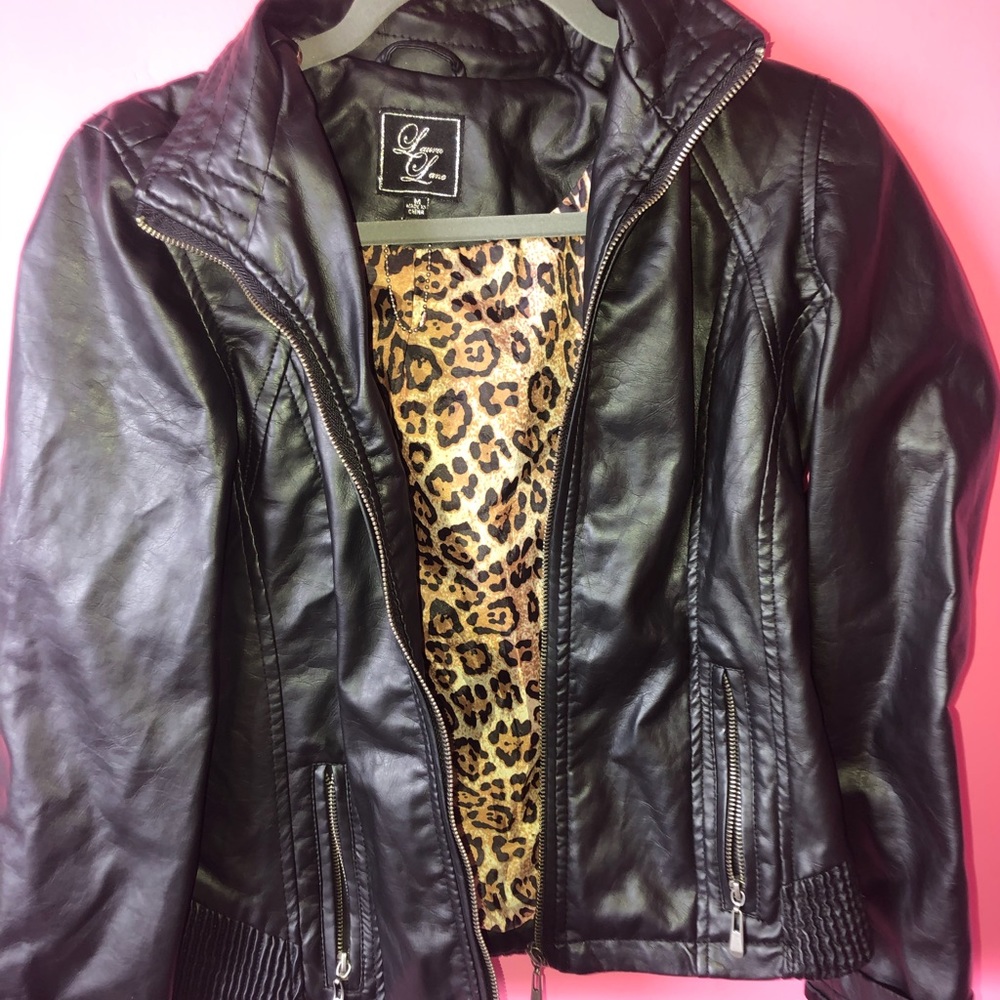 Leather jacket